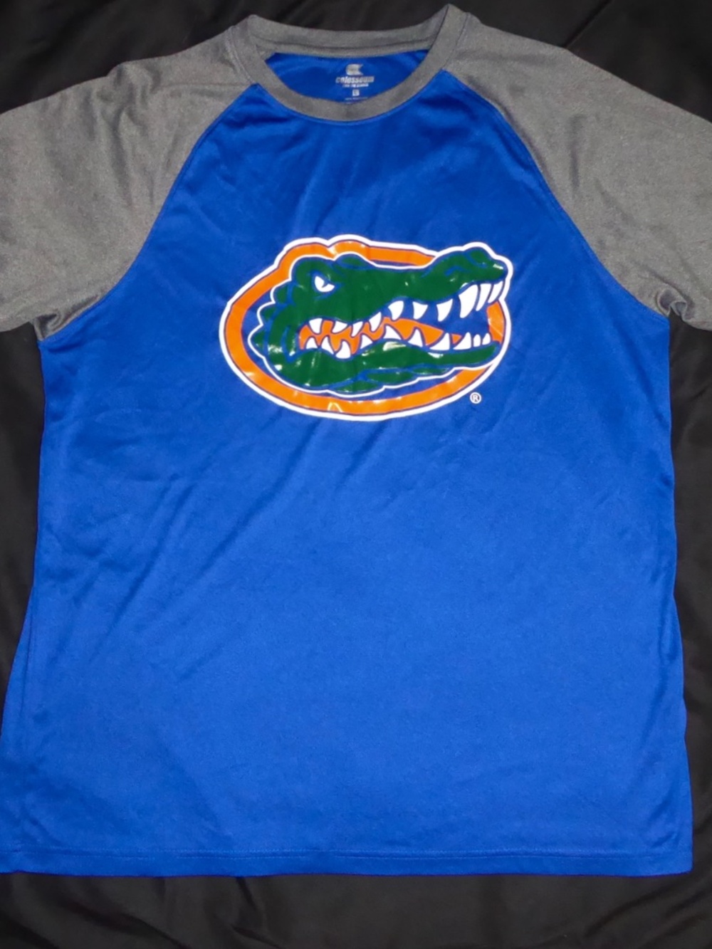 Florida Gators Shirt Blue Gray Raglan S/S Athletic UF Colosseum Athletics L